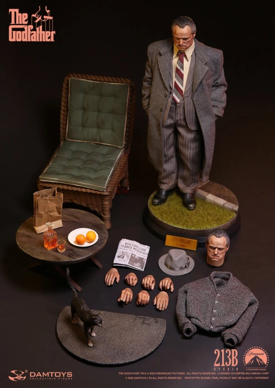 In Stock DAMTOYS DMS033 Godfather 1:6 Vito Corleone Golden Years Action Figure Movie