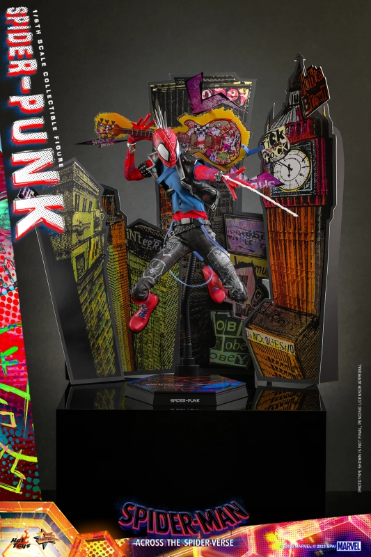 In Stock  Hot Toys MMS726 Spider-Man: Across the Spider-Verse Spider-Punk