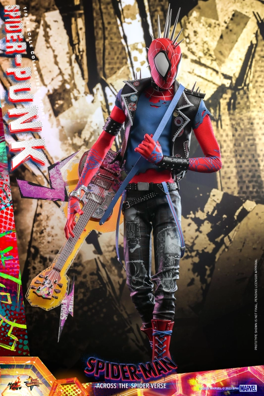 In Stock  Hot Toys MMS726 Spider-Man: Across the Spider-Verse Spider-Punk
