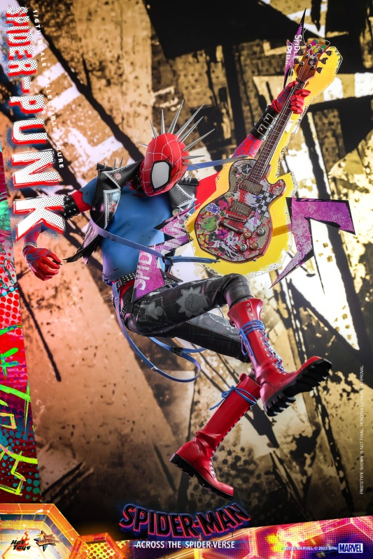 In Stock  Hot Toys MMS726 Spider-Man: Across the Spider-Verse Spider-Punk