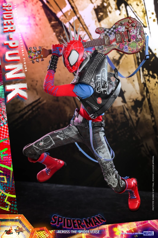 In Stock  Hot Toys MMS726 Spider-Man: Across the Spider-Verse Spider-Punk