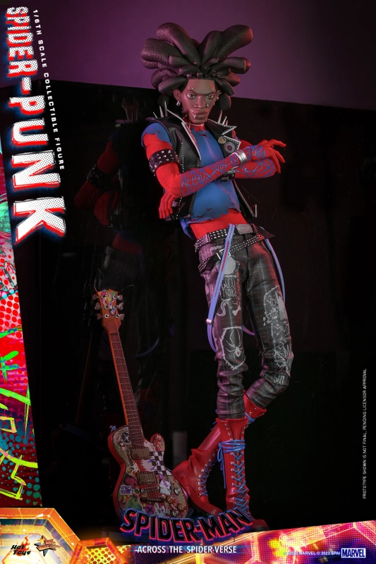 In Stock  Hot Toys MMS726 Spider-Man: Across the Spider-Verse Spider-Punk