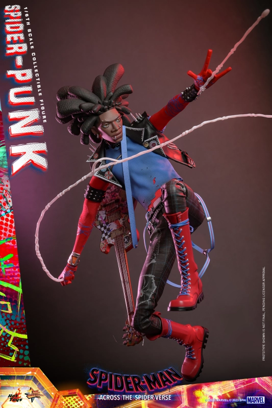 In Stock  Hot Toys MMS726 Spider-Man: Across the Spider-Verse Spider-Punk