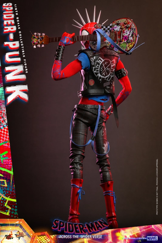 In Stock  Hot Toys MMS726 Spider-Man: Across the Spider-Verse Spider-Punk