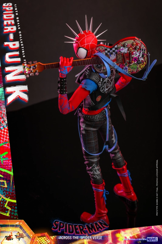 In Stock  Hot Toys MMS726 Spider-Man: Across the Spider-Verse Spider-Punk