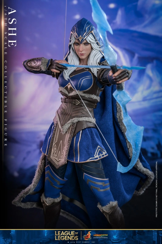 In Stock  HotToys HT VGM60 1/6 LOL Ice Shooter Ashe Action Figure Model Toys