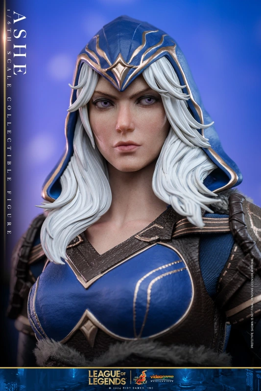 In Stock  HotToys HT VGM60 1/6 LOL Ice Shooter Ashe Action Figure Model Toys