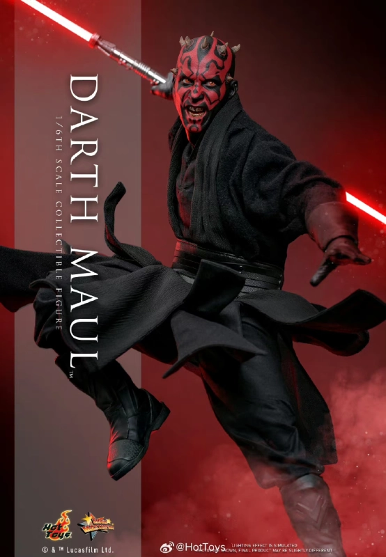 In Stock Hot Toys MMS748 Star Wars The Phantom Menace Darth Maul 1/6 Figure