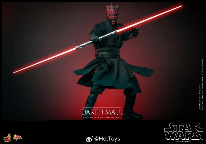 In Stock Hot Toys MMS748 Star Wars The Phantom Menace Darth Maul 1/6 Figure