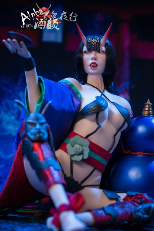 In Stock 1/6 ALPHA K002 Shuten-doji Female Figure (Seamless Body) Collection Toy