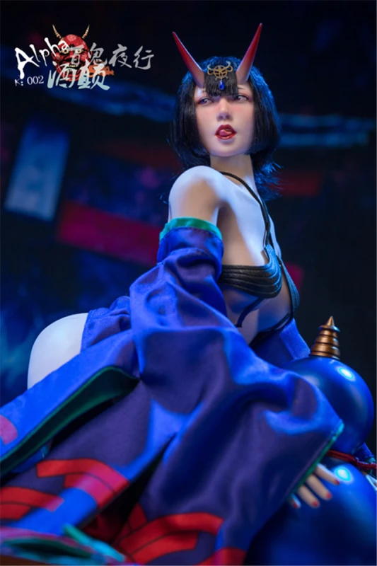 In Stock 1/6 ALPHA K002 Shuten-doji Female Figure (Seamless Body) Collection Toy