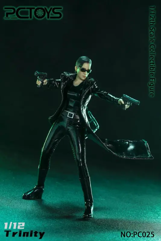 In Stock  PCTOYS 1/12 The Matrix Hacker Slayer Imperial Agent Trinity can move PC025