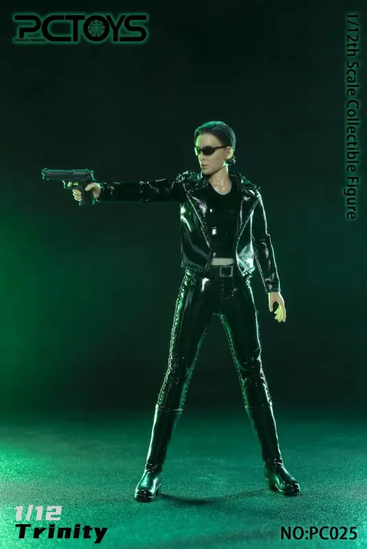 In Stock  PCTOYS 1/12 The Matrix Hacker Slayer Imperial Agent Trinity can move PC025