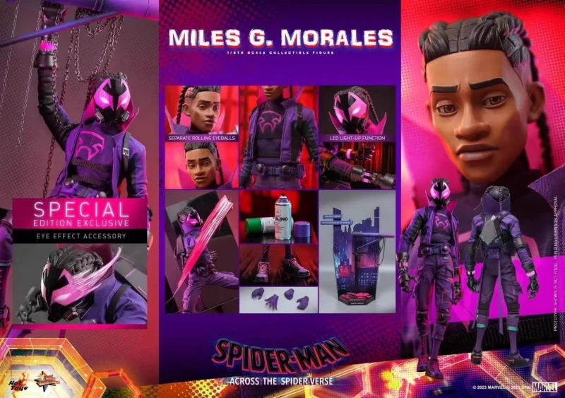 In Stock Hot Toys MMS725 Spider-Man: Across the Spider-Verse Miles Morales Normal VER