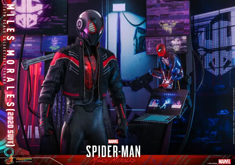 In Stock New Hot Toys VGM49 Marvel’s Spider-Man 1/6 Miles Morales (2020 Suit)
