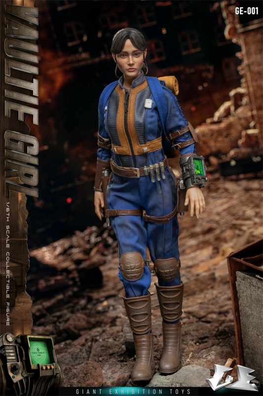 In Stock  Giant exhibition toys 1/6 Waste shelter girl  GE-001