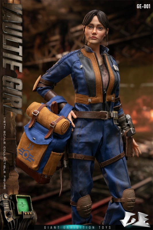 In Stock  Giant exhibition toys 1/6 Waste shelter girl  GE-001
