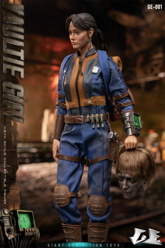 In Stock  Giant exhibition toys 1/6 Waste shelter girl  GE-001