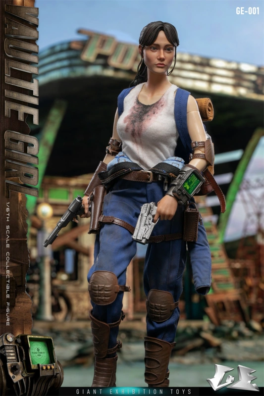 In Stock  Giant exhibition toys 1/6 Waste shelter girl  GE-001