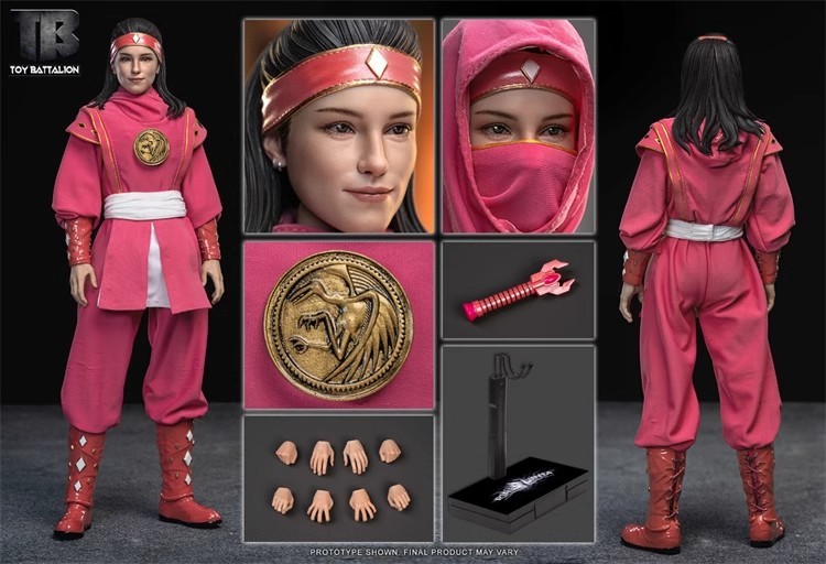 In Stock  TOYS BATTALION TB018 1/6 Female Pink Ninja Girl For 12" Action Figure Model