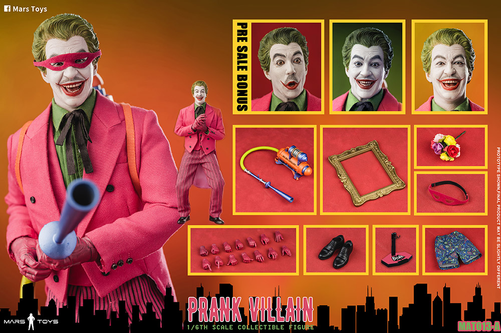 In Stock Mars Toys MAT013A 1/6 Prank Villain Joker Male Action Figure Model Toy