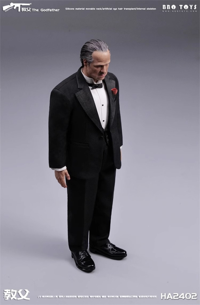 In Stock  1/6 BBOTOYS HA2402 Moive Action Figure Godfather Model Collection Full Set（Face silicone）