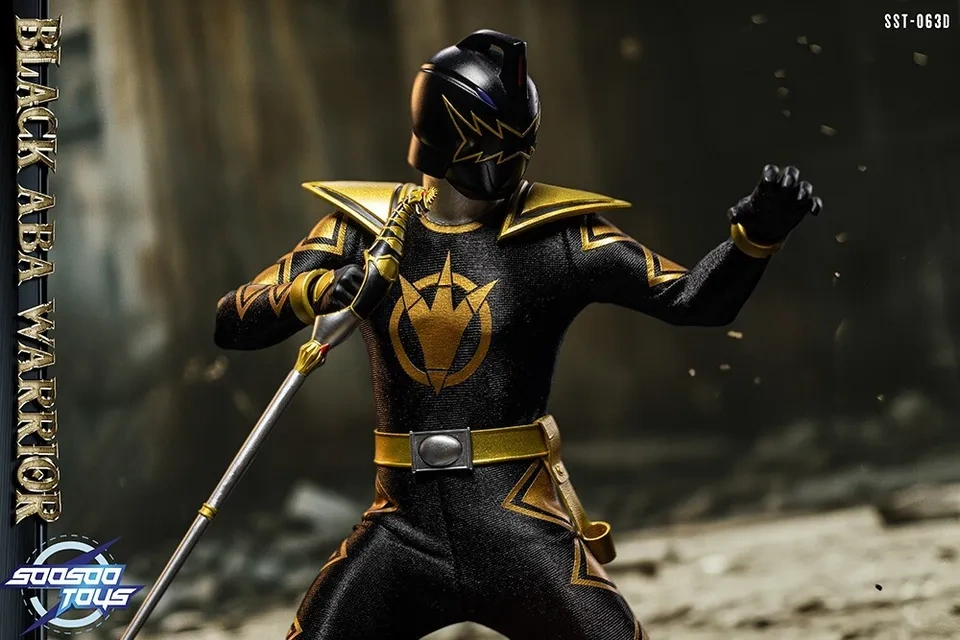 In Stock  Soosootoys SST-063D 1/6 Black Aba Warrior Collectible Action Figure