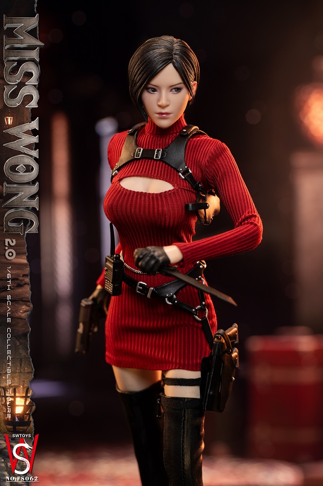 In Stock SWTOYS FS062 1/6 Ada Wong 2.0 Female Action Figure
