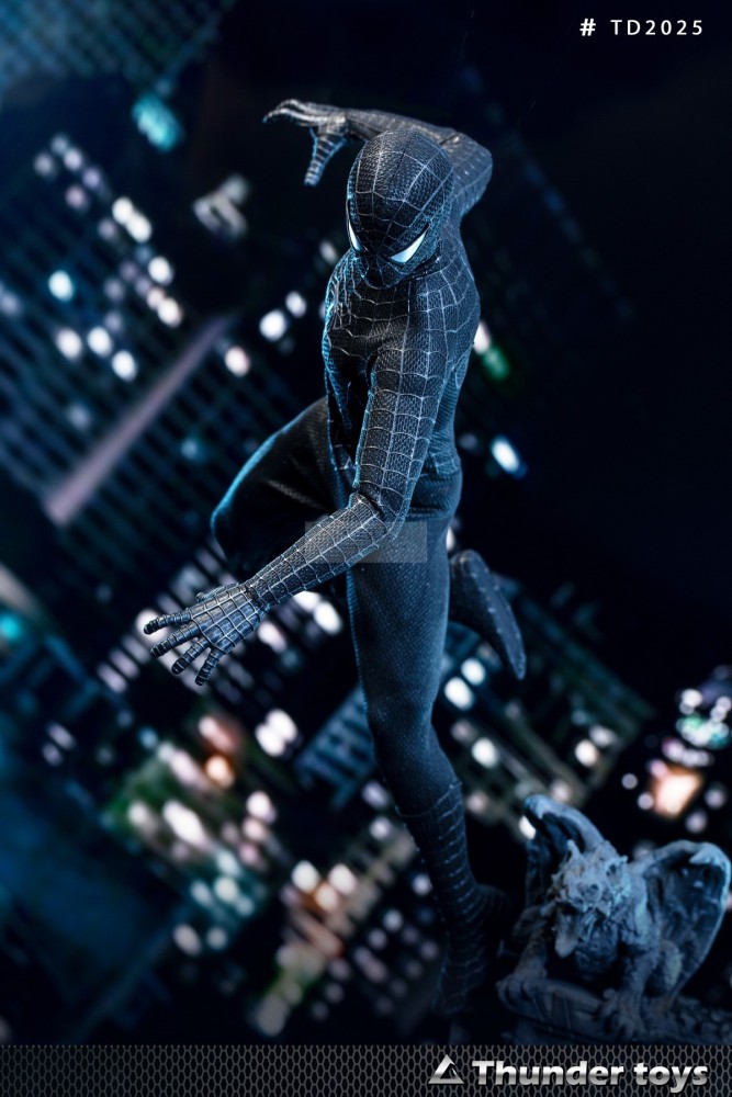 In Stock Thunder Toys TD2025A 1/6 Variant Black SpiderMan 12" Action Figure Male