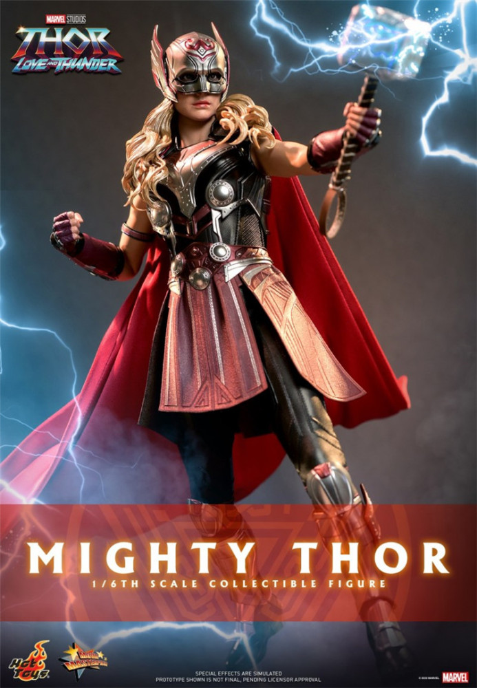 In Stock  Hot Toys MMS663 Thor: Love and Thunder Mighty Thor 1/6 Action Figure
