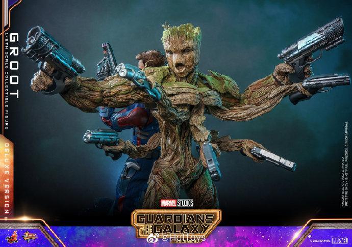 In Stock HOTTOYS 1/6 MMS706 MMS707 Guardians of the Galaxy 3 III Groot 1/6 Action Figure