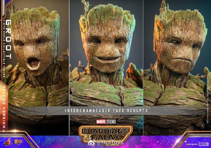 In Stock HOTTOYS 1/6 MMS706 MMS707 Guardians of the Galaxy 3 III Groot 1/6 Action Figure