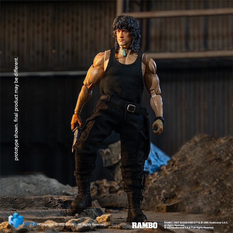In Stock HIYA Toys 1/12  ESR0100 Exquisite Super series RAMBO First Blood III