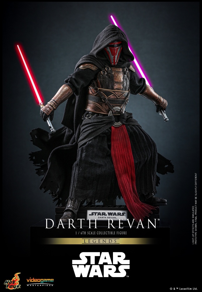 In Stock Hot Toys 1/6 VGM62 Star Wars Legends Darth Revan 1/6 Scale 12" Figure