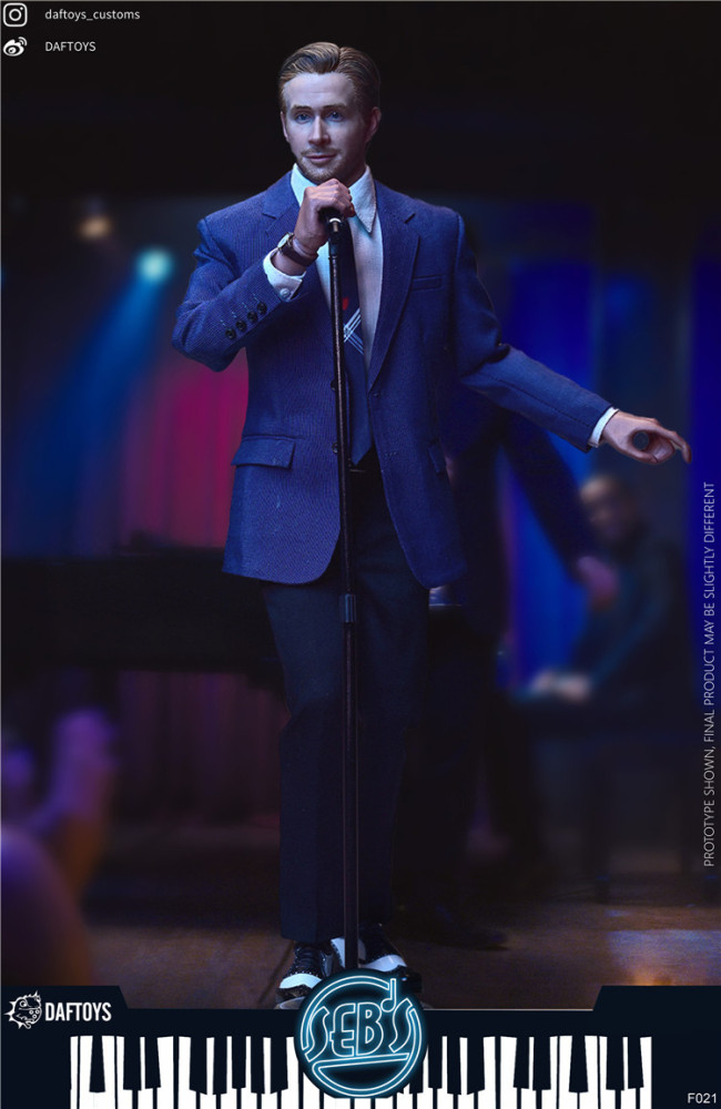 In Stock DAFTOYS 1/6 F021 La La Land Ryan Gosling Standard Ver Action Figure
