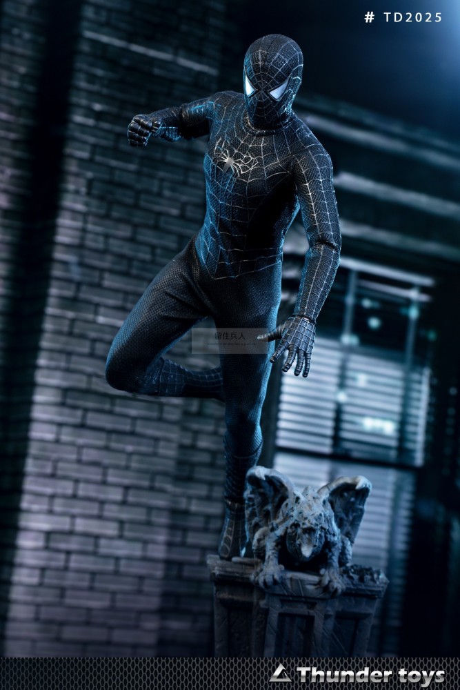 In Stock Thunder Toys TD2025A 1/6 Variant Black SpiderMan 12" Action Figure Male