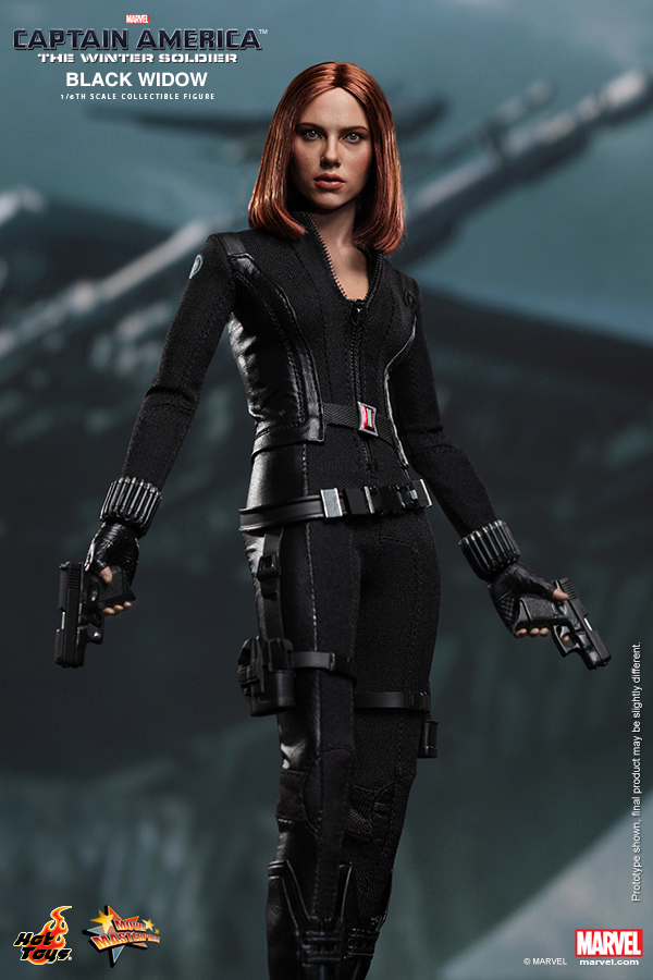 IN STOCK Hot Toys Movie MMS239 Captain America Winter Soldier Black Widow 1/6 Figure
