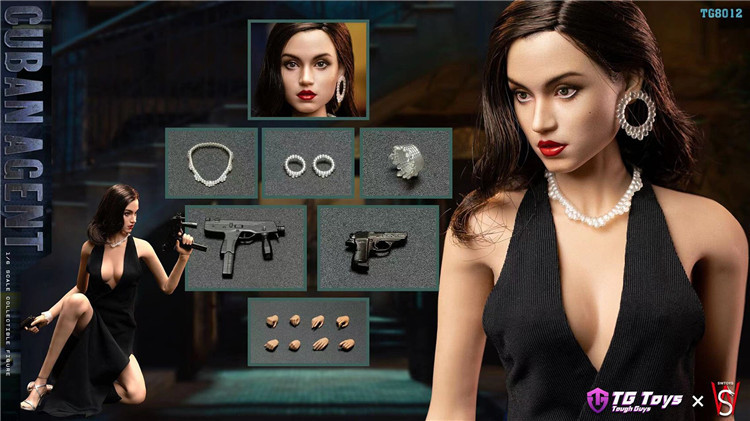 In Stock TGToys × SWToys TG8012 1/6 Cuban Agent Collectible Female Action Figure Model