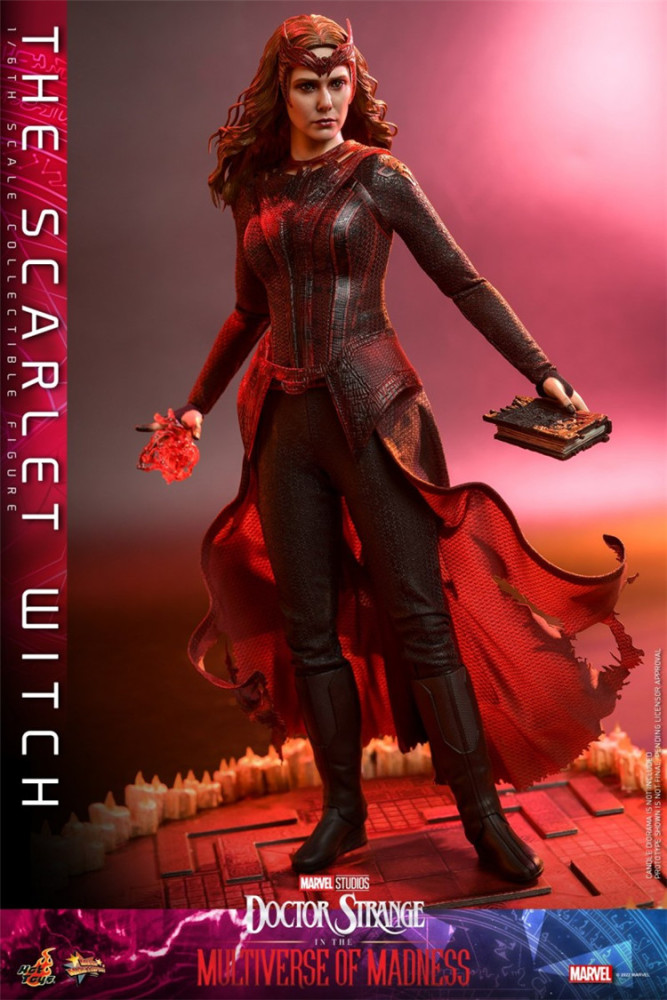 In Stock Hot Toys MMS652 The Multiverse of Madness 1/6 The Scarlet Witch Figure