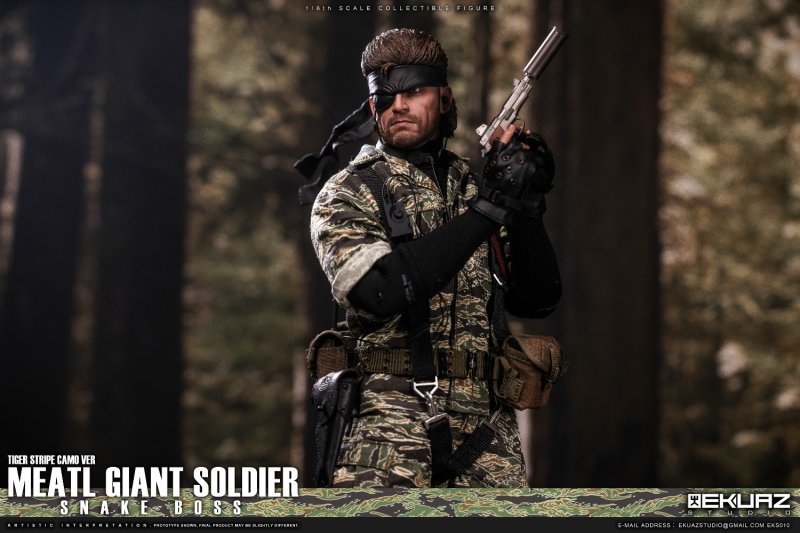 Pre-order EKUAZ STUDIO  EKS010/011 1/6 Metal Gear Solid Snake Action Figure