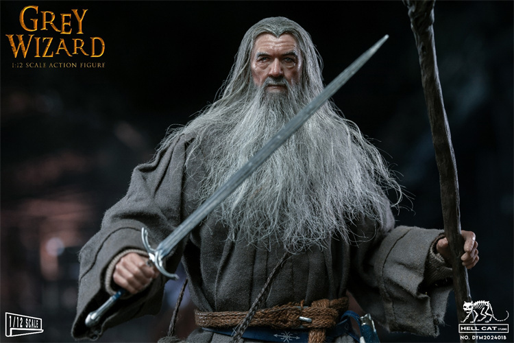 In Stock Hell Cat 1/12 Grey Wizard Action Figure (DYM202401A/B/C)