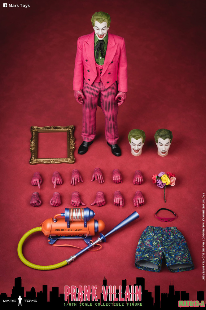 Mars Toys MAT013A 1/6 Prank Villain Joker Male Action Figure Model Toy In Stock