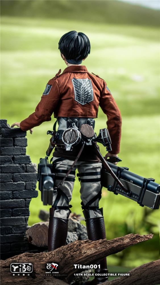 In Stock YIBO TOYS 1/6  YB-R2013B Attack on Titan Levi Ackerman Action Figure Model
