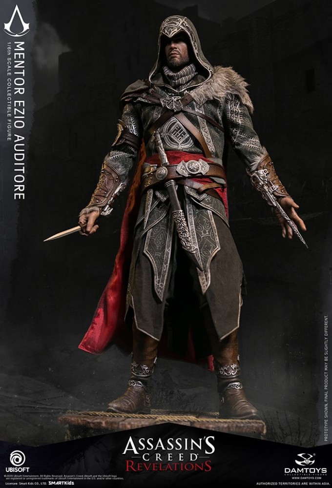 In Stock  Damtoys Dms014 1/6 Assassin'S Creed Revelations Mentor Ezio Auditore Action