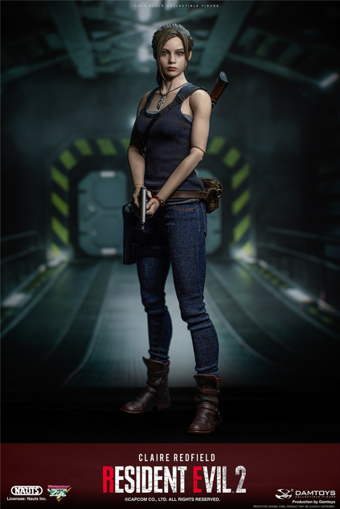 NAUTS x DAMTOYS DMS031 1/6 Resident Evil 2 Claire Redfield In Stock