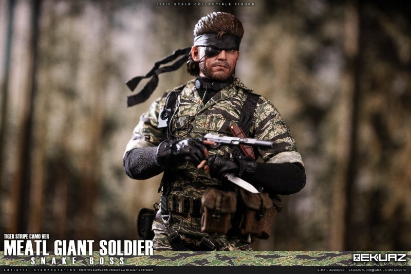 Pre-order EKUAZ STUDIO  EKS010/011 1/6 Metal Gear Solid Snake Action Figure