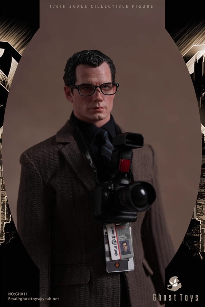In Stock Ghost Toys GH-011 1/6 Metropolis Journalist Clark Action Figure Model