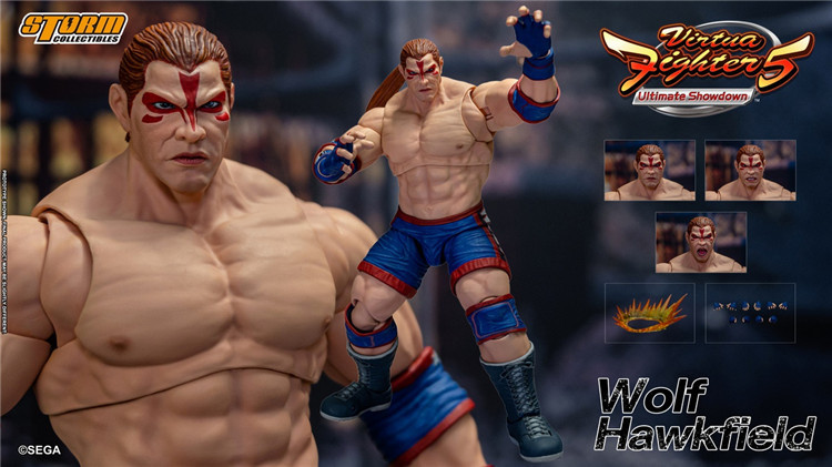 In Stock Storm Toys Virtua Fighter VR Warrior 5 Wolf SGVF02