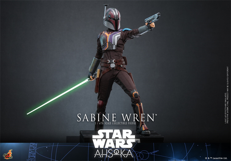 In Stock Hot Toys TMS111 Star Wars Ahsoka Sabine Wren 1/6 Scale Collectible Figure
