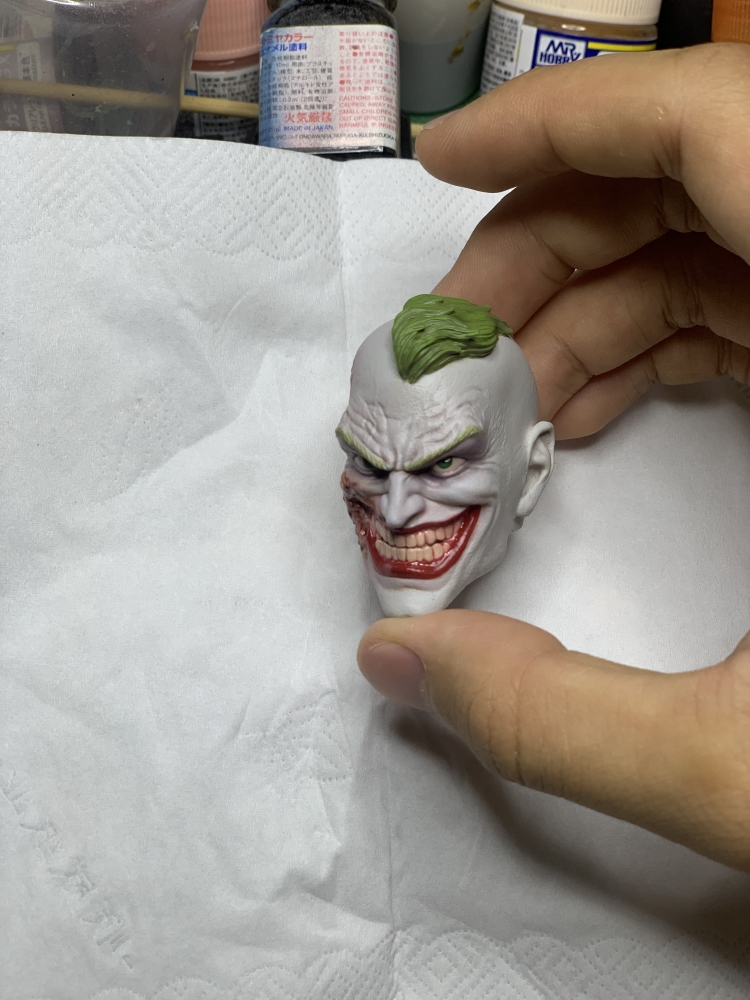 End Game Joker 1/6th Headsculpt Burn Ver.